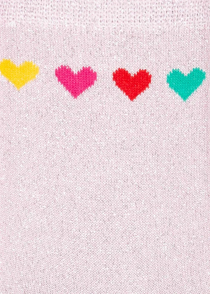Paul Smith Socks Womens Pink 039Heart And Speckle039 Socks Pink