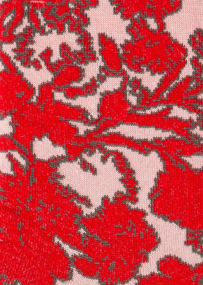 Paul Smith Socks Womens Pink 039Rave Floral039 Socks Pink