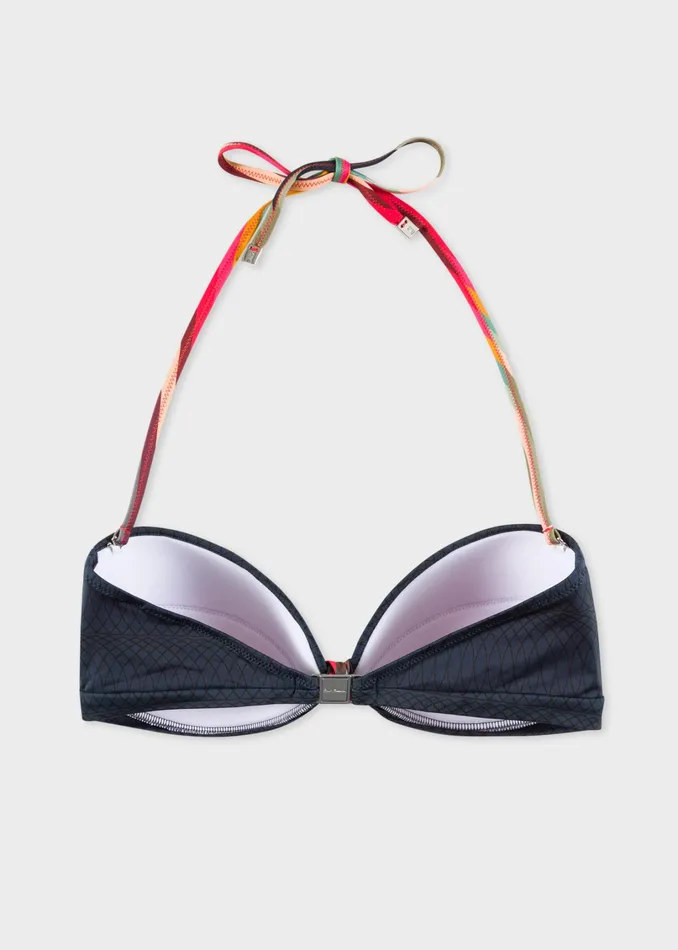 Paul Smith Swimwear Womens Paul Smith No9 8211 Navy Bandeau Bikini Top Navy