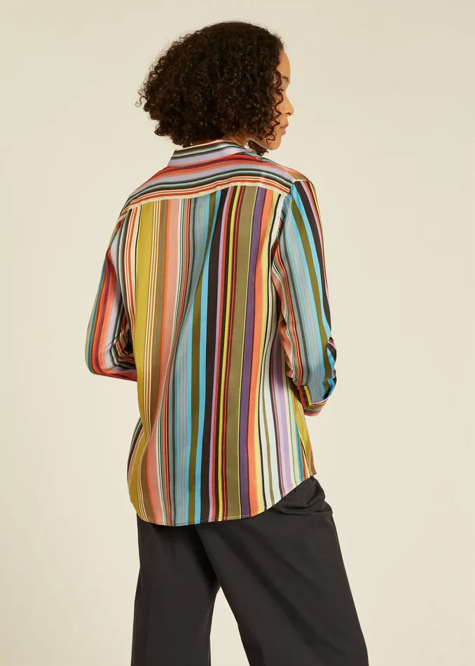 Paul Smith Tops Womens Super Stripe039 Shirt Multicolour