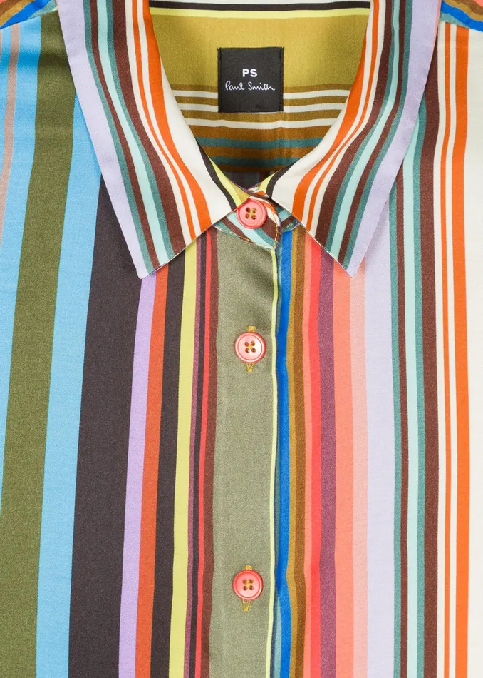 Paul Smith Tops Womens Super Stripe039 Shirt Multicolour