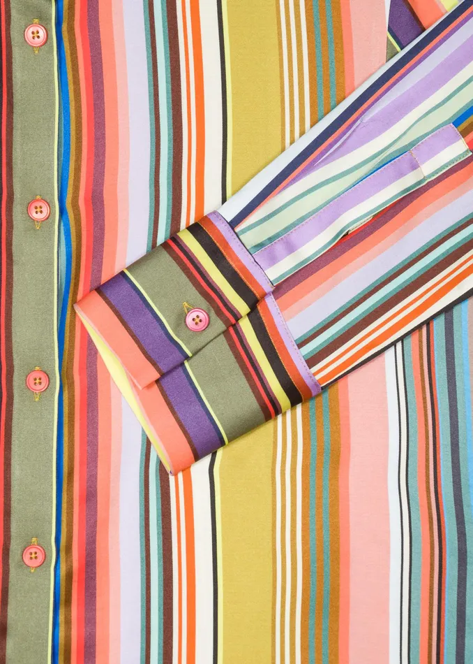 Paul Smith Tops Womens Super Stripe039 Shirt Multicolour