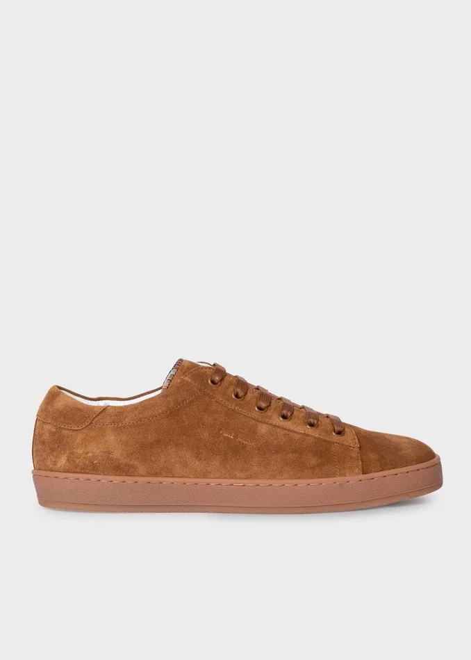 Paul Smith Trainers Mens Tan Suede 039Hassler039 Trainers Tan