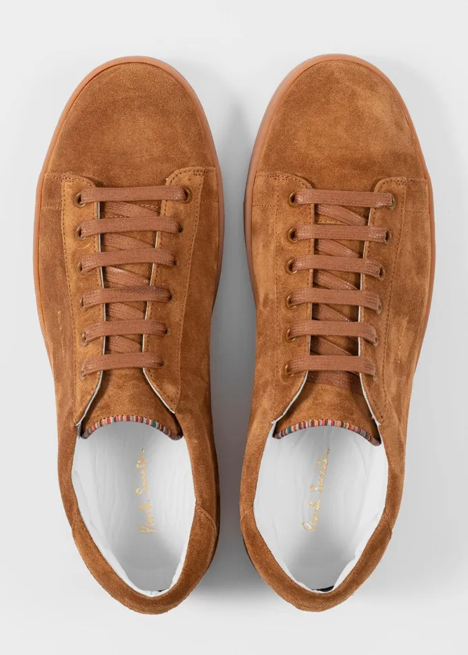Paul Smith Trainers Mens Tan Suede 039Hassler039 Trainers Tan