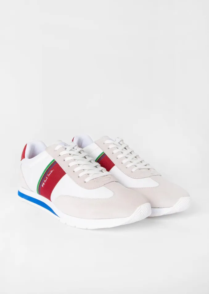 Paul Smith Trainers Mens White 039Prince039 Trainers White