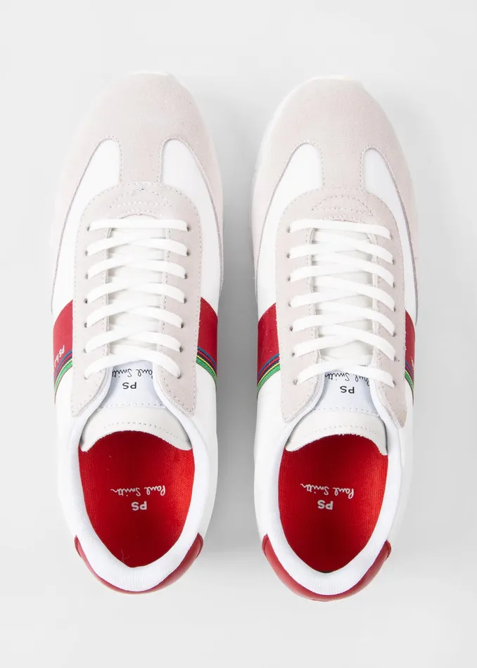 Paul Smith Trainers Mens White 039Prince039 Trainers White