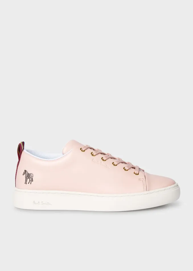 Paul Smith Trainers Womens Pink Leather 039Lee039 Trainers Pink