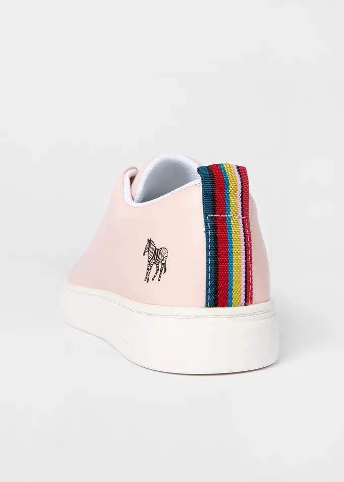 Paul Smith Trainers Womens Pink Leather 039Lee039 Trainers Pink
