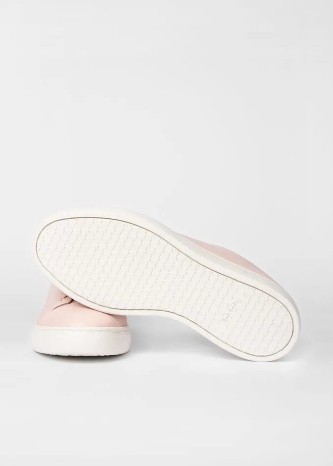 Paul Smith Trainers Womens Pink Leather 039Lee039 Trainers Pink
