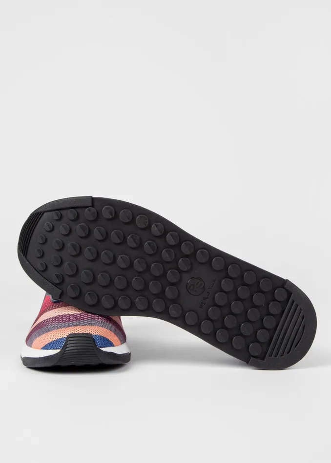 Paul Smith Trainers Womens Swirl039 039Rocket039 Recycled Knit Trainers Multicolour