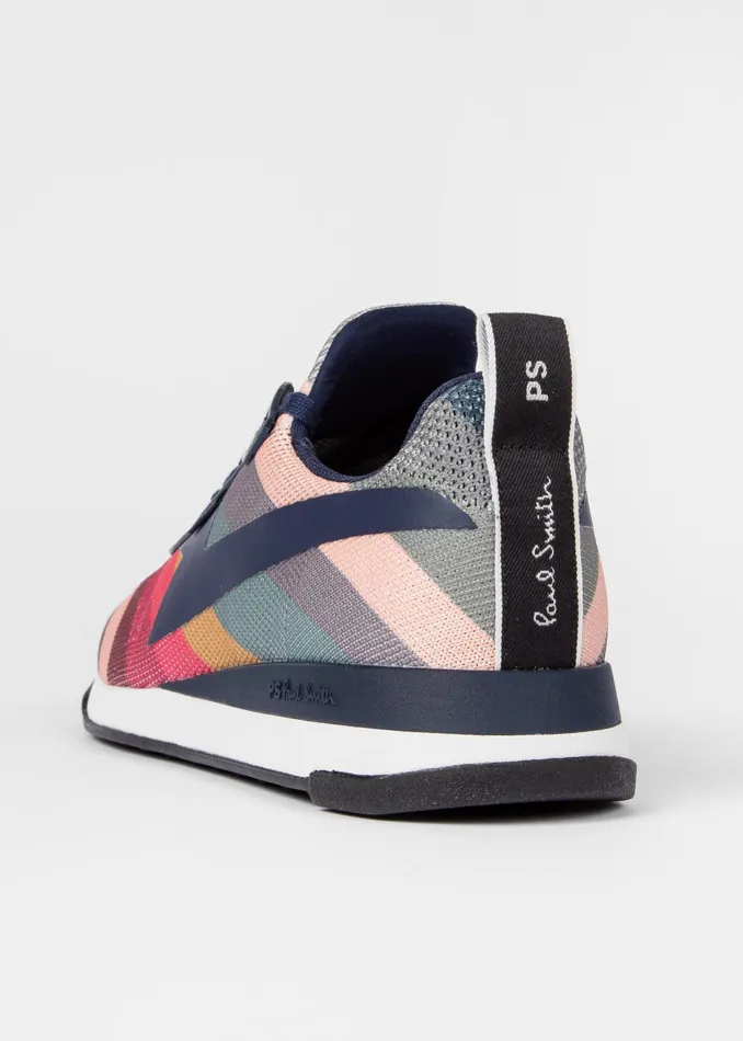 Paul Smith Trainers Womens Swirl039 039Rocket039 Recycled Knit Trainers Multicolour