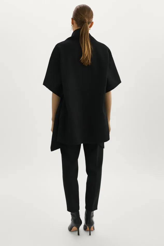 Penelope Double Face Wool Coat Black Women Lamarque BEST SELLERS