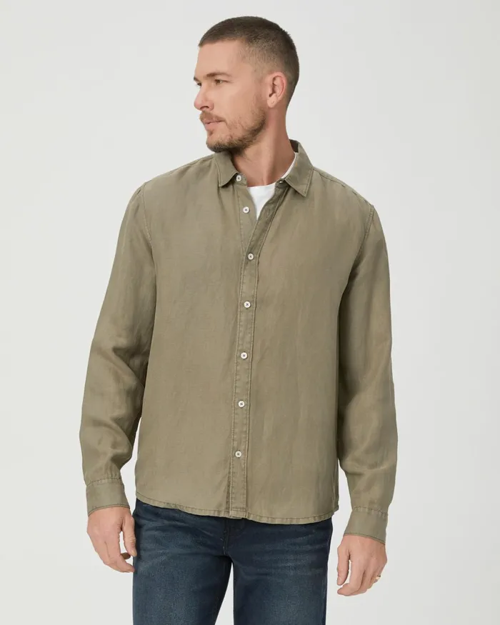 Peters Shirt 8211 Vintage White Sage Men PAIGE Shirts