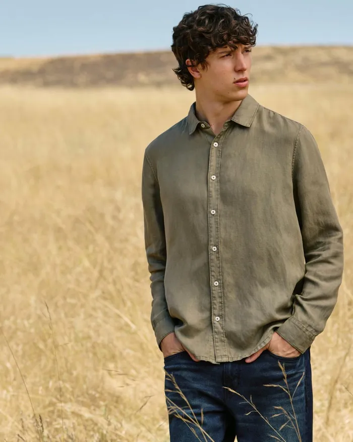 Peters Shirt 8211 Vintage White Sage Men PAIGE Shirts Peters Shirt 8211 Vintage White Sage Men PAIGE Shirts