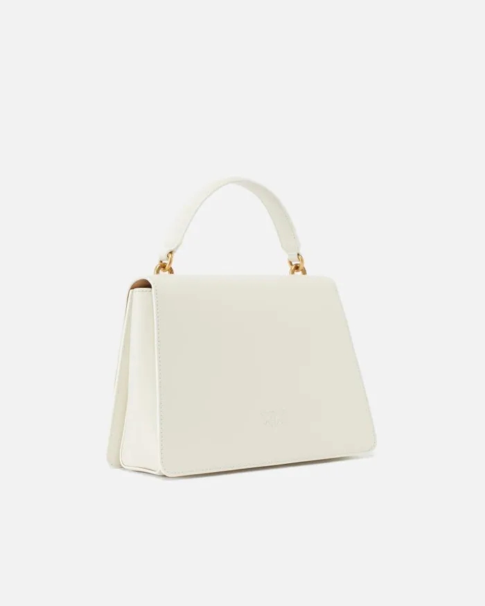 Pinko Classic Love Bag One Top Handle Light Simply Whitewhiteantique Gold Women Love Bag Icons