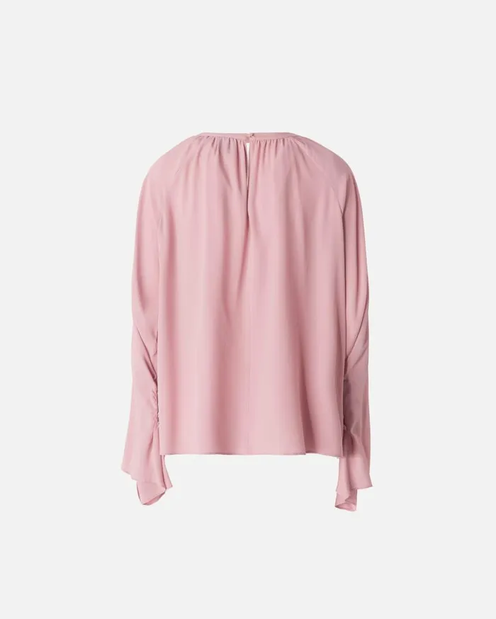 Pinko Flowing Vneck Blouse Pinkpolignac Women Shirts And Blouses