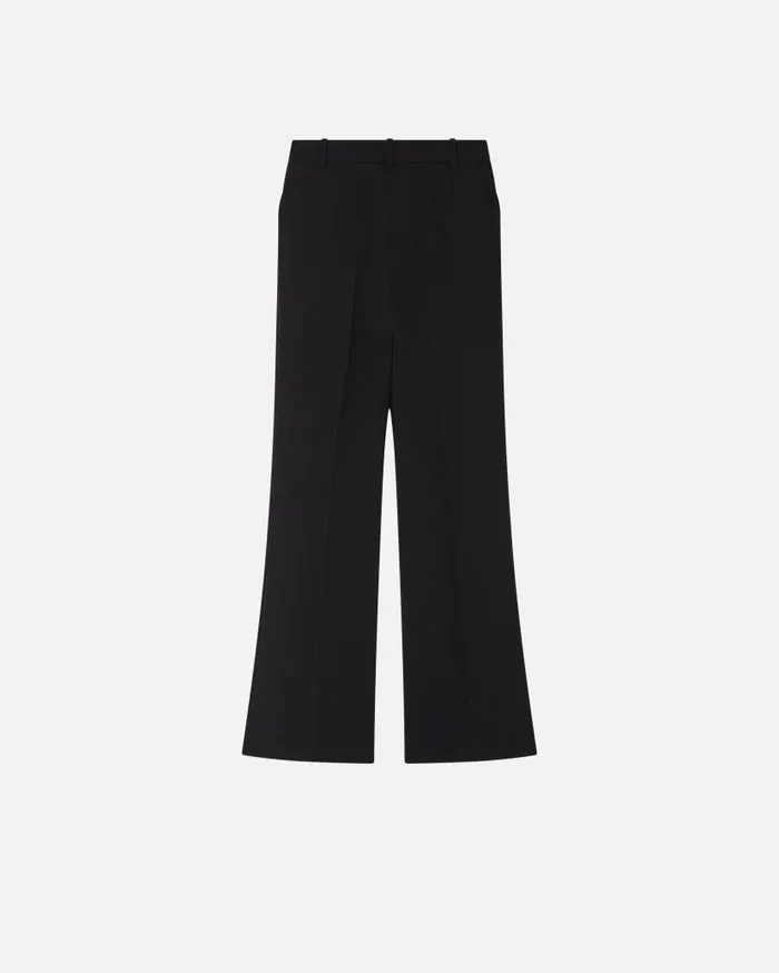 Pinko Highwaisted Slightly Flared Trousers Limo Black Women Trousers