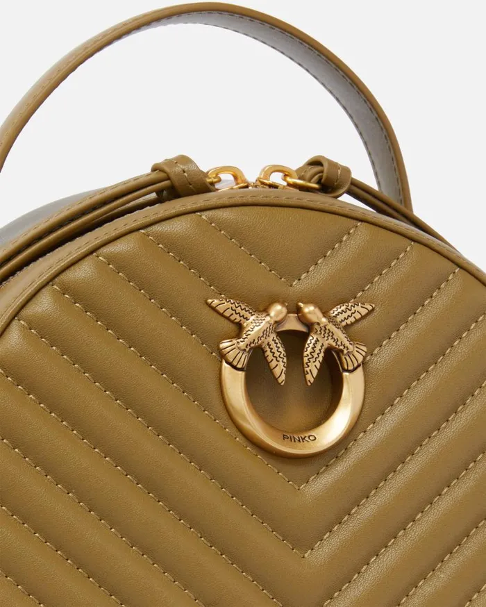 Pinko Love Backpack Plantationantiquegold Women Backpacks