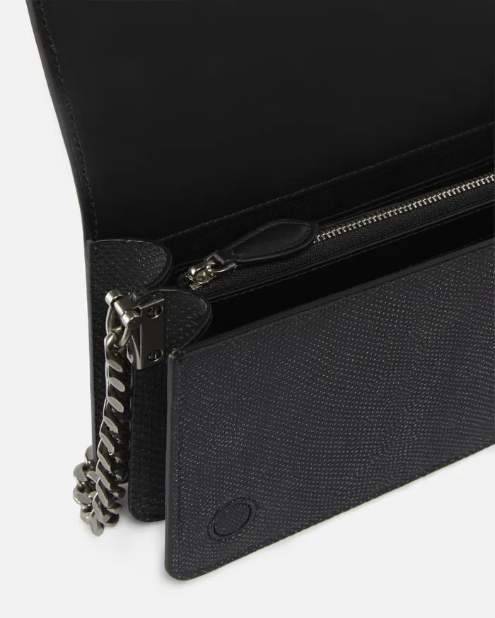 Pinko Mini Love Bag Crossbody Bag In Glitter PythonGalleria Blackold Silver Women Limited Edition