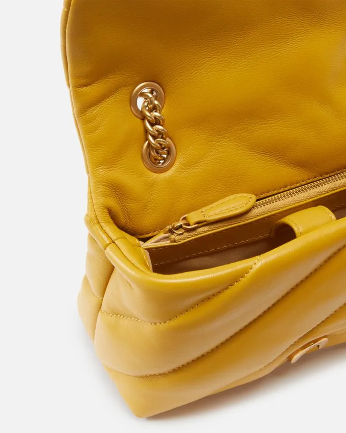 Pinko Mini Love Bag Puff Maxi Quilt China Yellowantiquegold Women Love Bag Puff