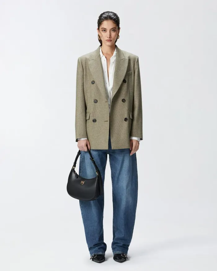 Pinko Shirt In Silkblend Crepe De Chine Vanilla Icecream White Women Shirts And Blouses