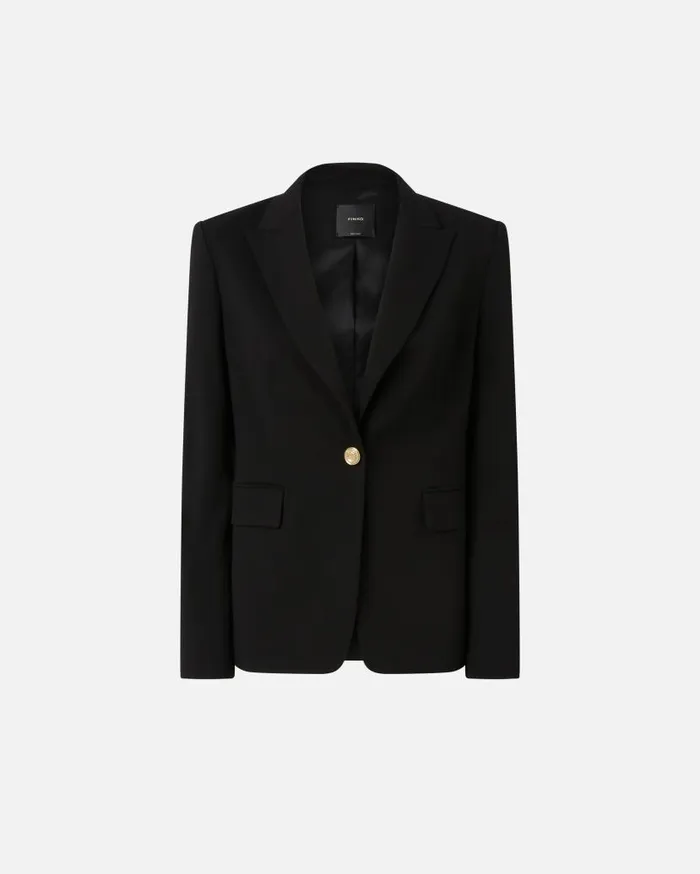 Pinko Singlebreasted Blazer Limo Black Women Jackets