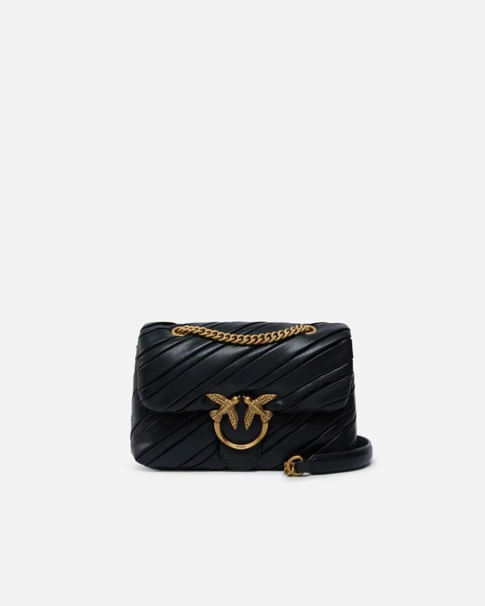 Pinko Small Leathereffect Mini Love Bag Puff Crossbody Bag Blackantique Gold Women Crossbody Bags Pinko Small Leathereffect Mini Love Bag Puff Crossbody Bag Blackantique Gold Women Crossbody Bags