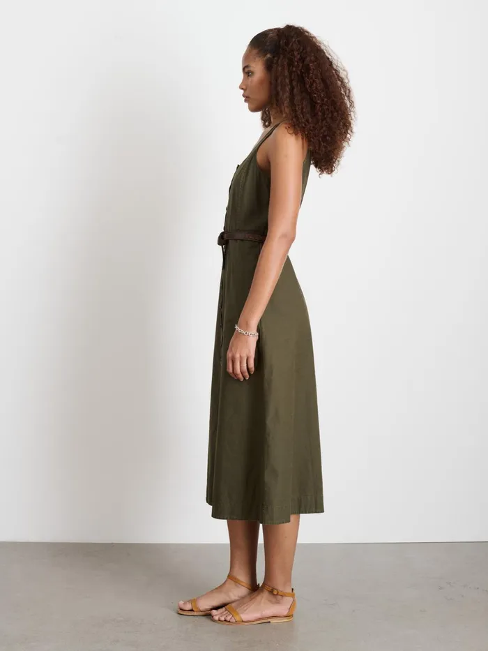 Piper Dress Military Olive Women Alex Mill Dresses Skirts Piper Dress Military Olive Women Alex Mill Dresses Skirts