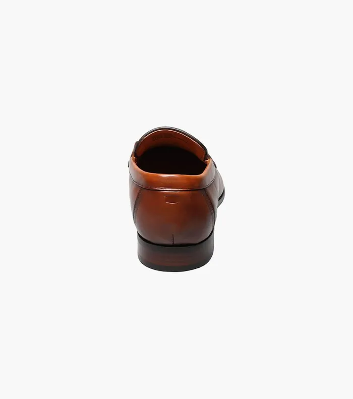 Postino Moc Toe Bit Slip On Cognac Men Florsheim Dress Shoes