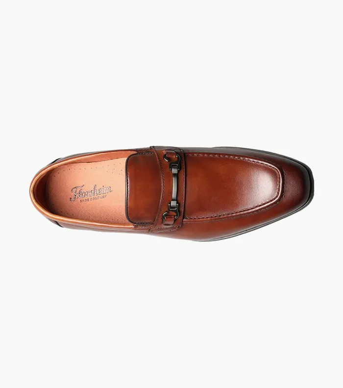 Postino Moc Toe Bit Slip On Cognac Men Florsheim Dress Shoes