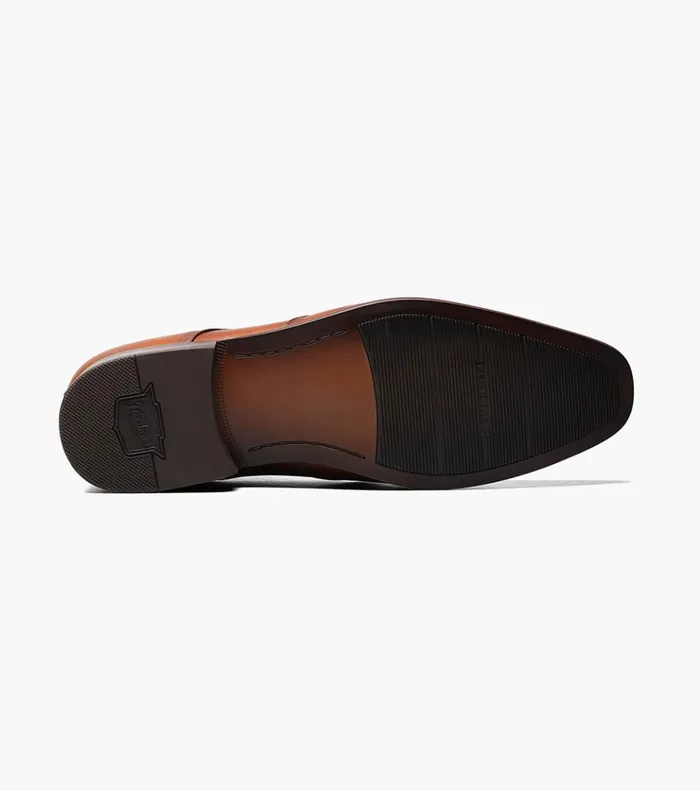 Postino Moc Toe Bit Slip On Cognac Men Florsheim Dress Shoes