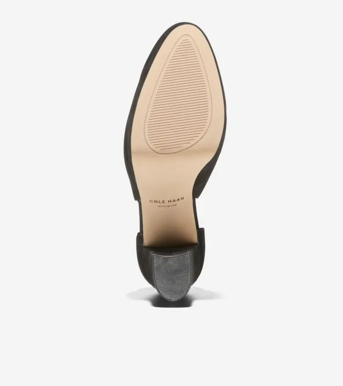 Pumps and Wedges Women Cole Haan Remi Platform Ankle Strap Heel Black Suede