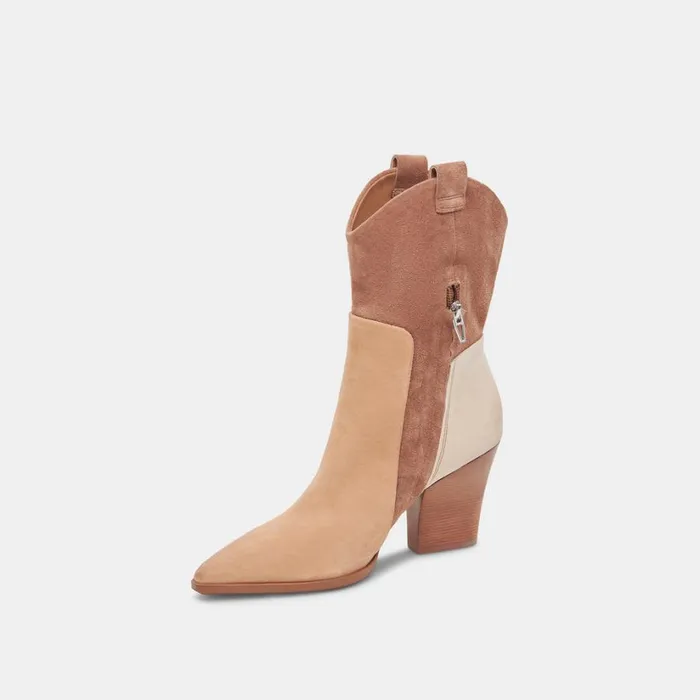 Ragen Boots Brown Multi Suede Women Dolce Vita Boots and Booties