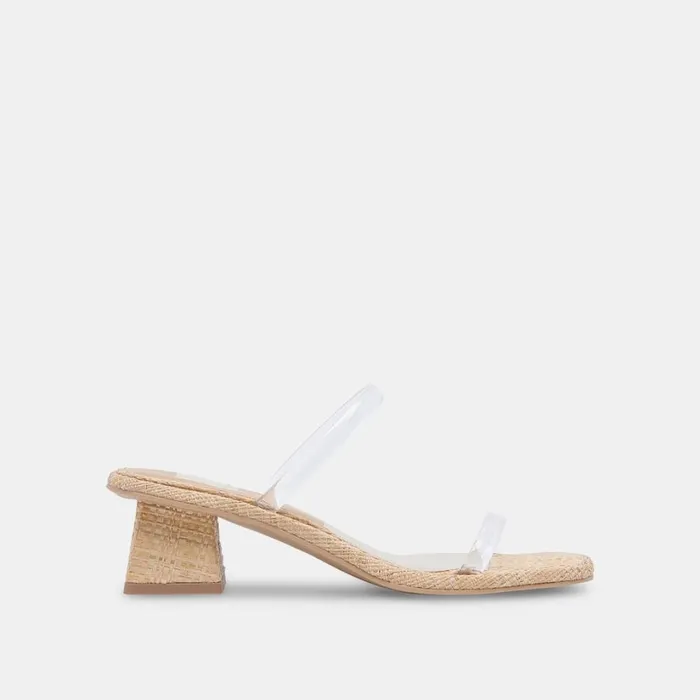 Ramize Sandals Crystal Vinyl Women Dolce Vita Heels