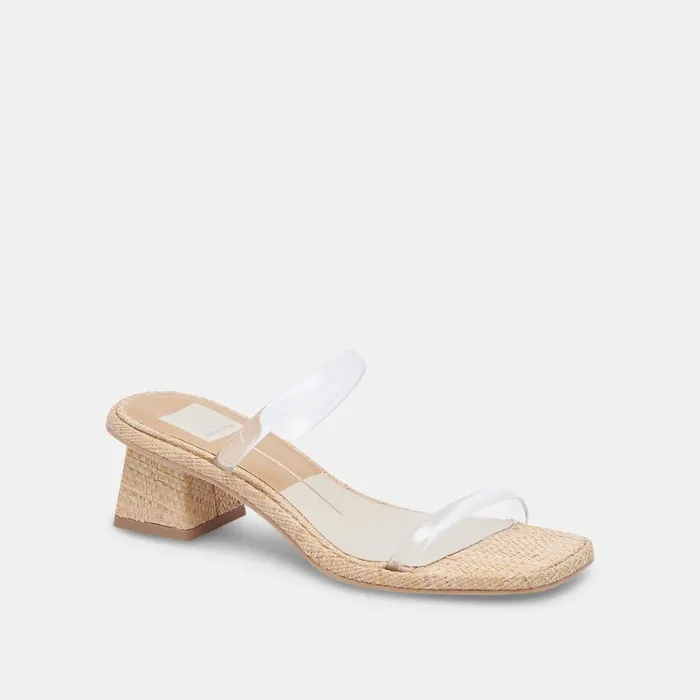 Ramize Sandals Crystal Vinyl Women Dolce Vita Heels