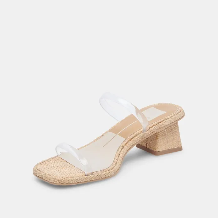 Ramize Sandals Crystal Vinyl Women Dolce Vita Heels