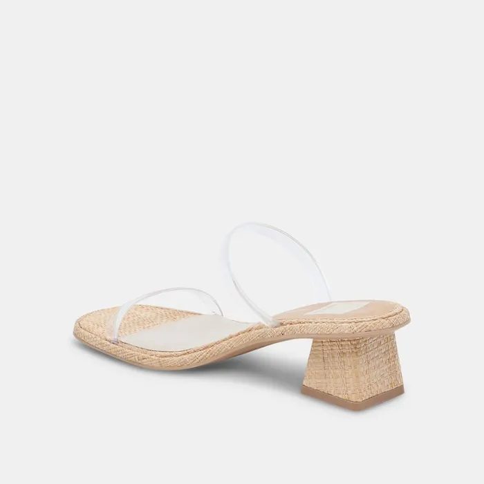Ramize Sandals Crystal Vinyl Women Dolce Vita Heels