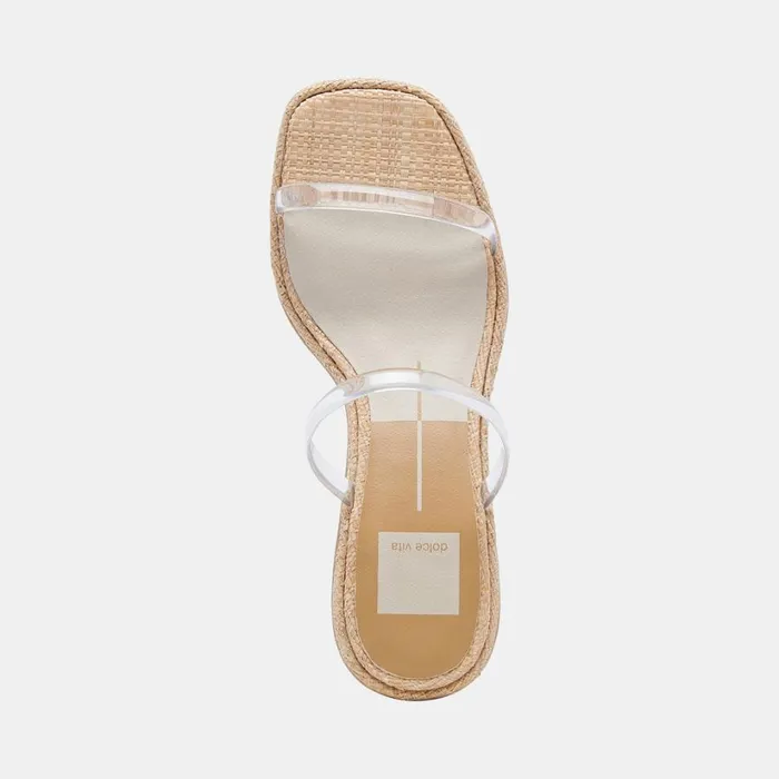 Ramize Sandals Crystal Vinyl Women Dolce Vita Heels