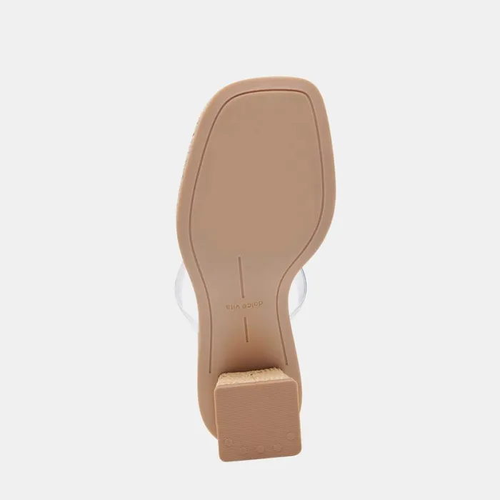 Ramize Sandals Crystal Vinyl Women Dolce Vita Heels