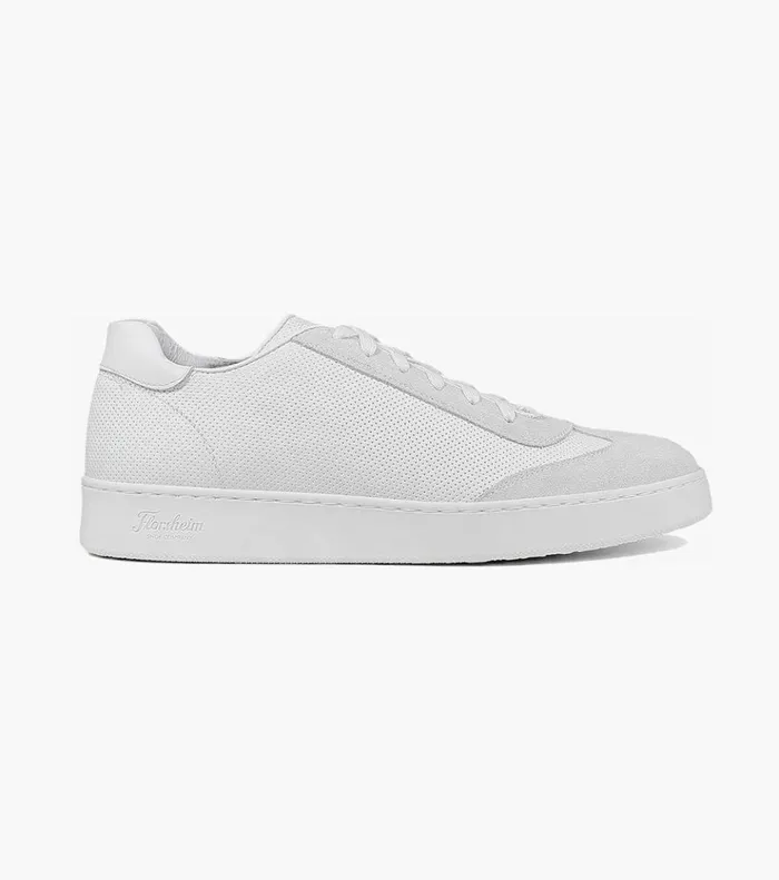Random Plain Toe Lace Up Sneaker Bone Men Florsheim Sneakers