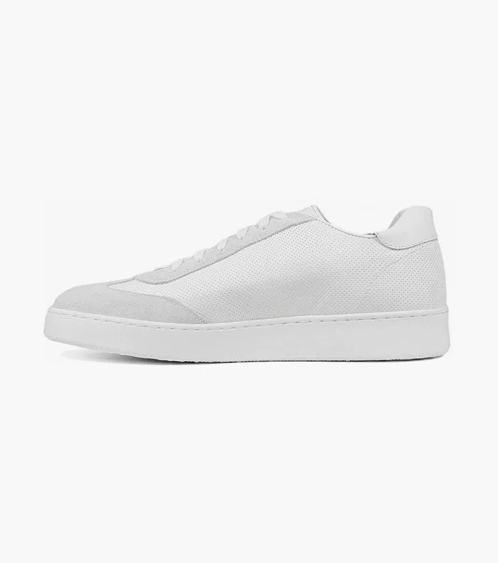 Random Plain Toe Lace Up Sneaker Bone Men Florsheim Sneakers
