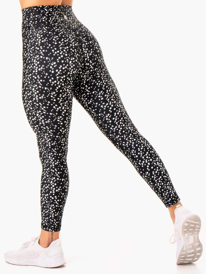 Reform High Waisted Leggings 8211 Black Speckle Women Ryderwear Leggings