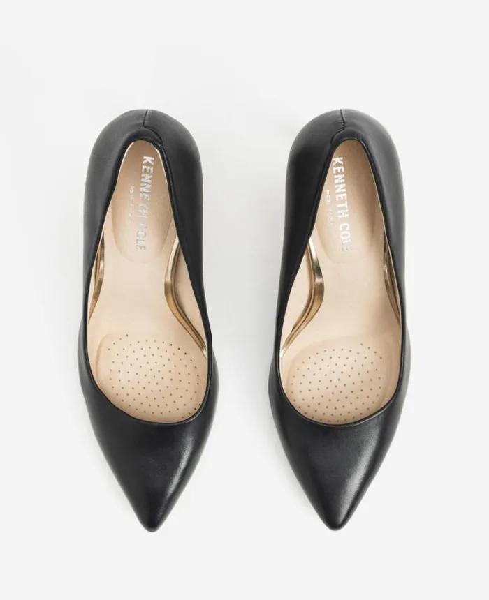 Riley 85 Leather Heel With Rebound Black Women Kenneth Cole Pumps and Heels Riley 85 Leather Heel With Rebound Black Women Kenneth Cole Pumps and Heels