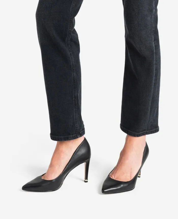 Riley 85 Leather Heel With Rebound Black Women Kenneth Cole Pumps and Heels Riley 85 Leather Heel With Rebound Black Women Kenneth Cole Pumps and Heels