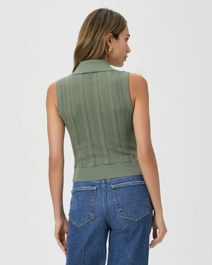 Rossana Sweater Tank 8211 Aloe Women PAIGE Sweaters and Sweatshirts