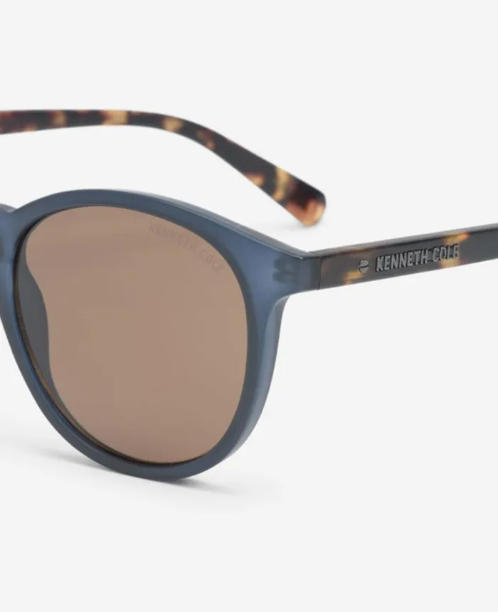 Round Sunglasses Blue Men Kenneth Cole Sunglasses Round Sunglasses Blue Men Kenneth Cole Sunglasses
