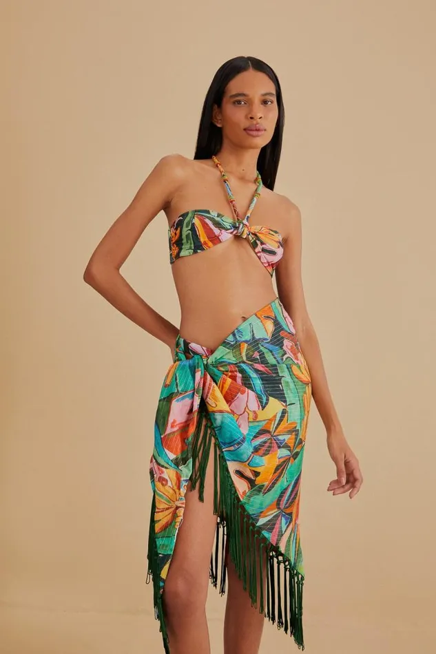 Sarongs Women FARM Rio Banana Foliage Sarong
