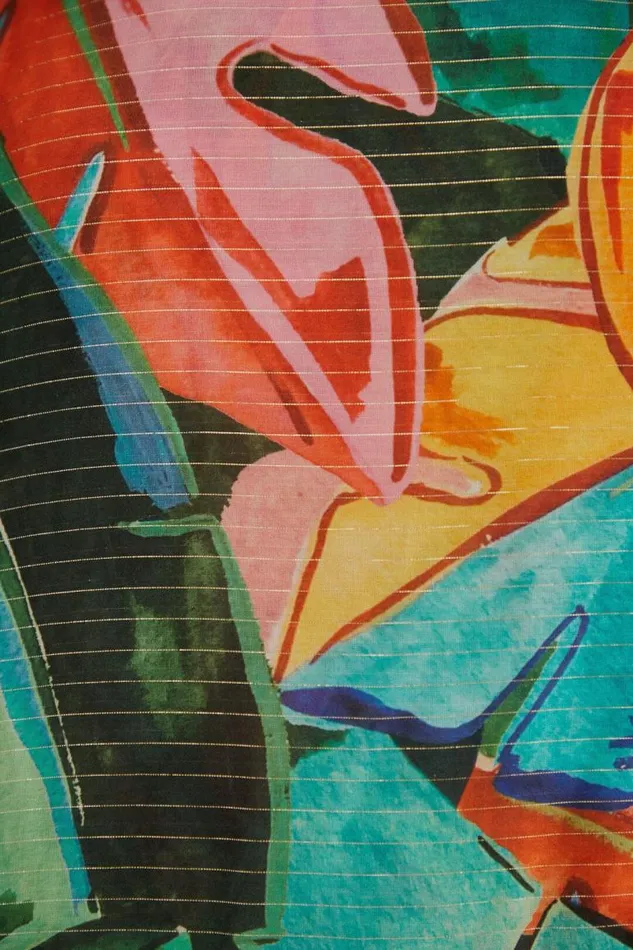 Sarongs Women FARM Rio Banana Foliage Sarong Sarongs Women FARM Rio Banana Foliage Sarong