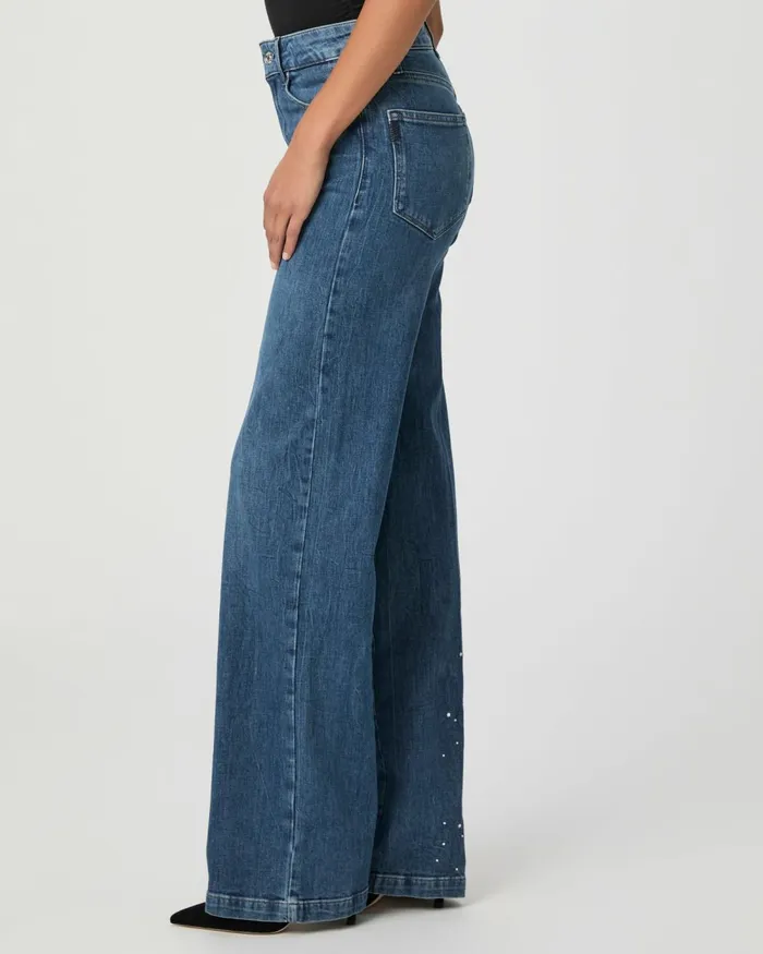 Sasha Wide Leg Jean 8211 Laurena Embellished Women PAIGE Wide Leg Sasha Wide Leg Jean 8211 Laurena Embellished Women PAIGE Wide Leg