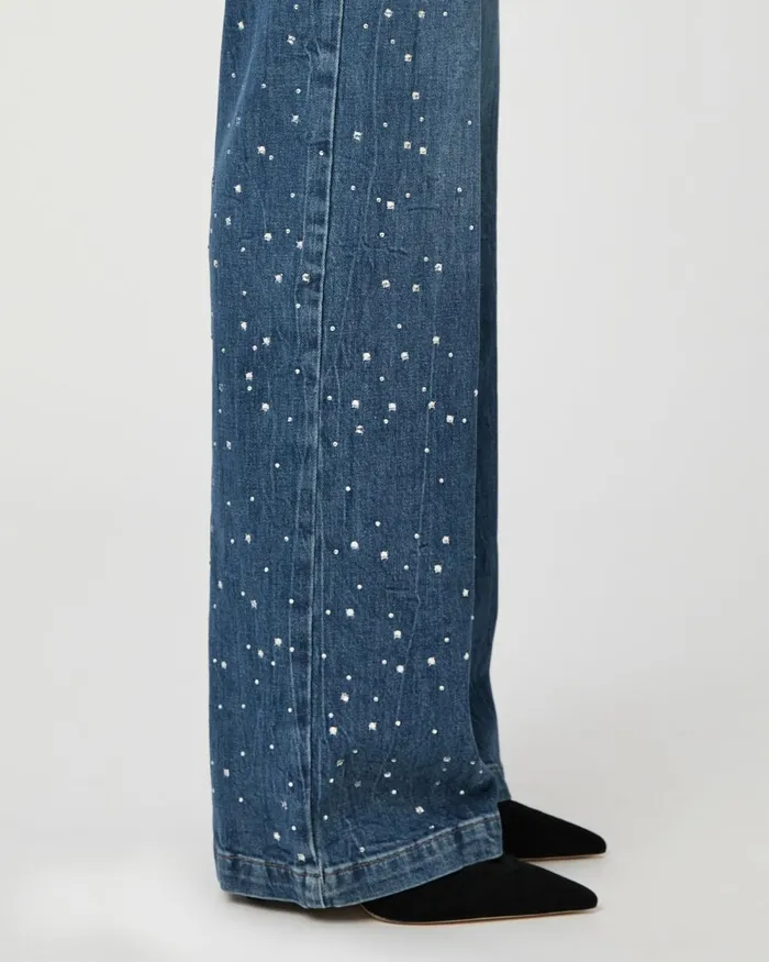 Sasha Wide Leg Jean 8211 Laurena Embellished Women PAIGE Wide Leg Sasha Wide Leg Jean 8211 Laurena Embellished Women PAIGE Wide Leg